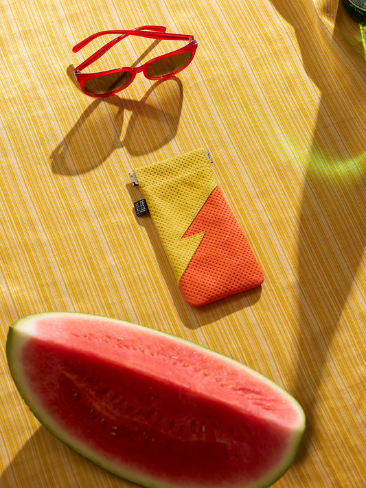 Glasses Case - Tangerine/Limone