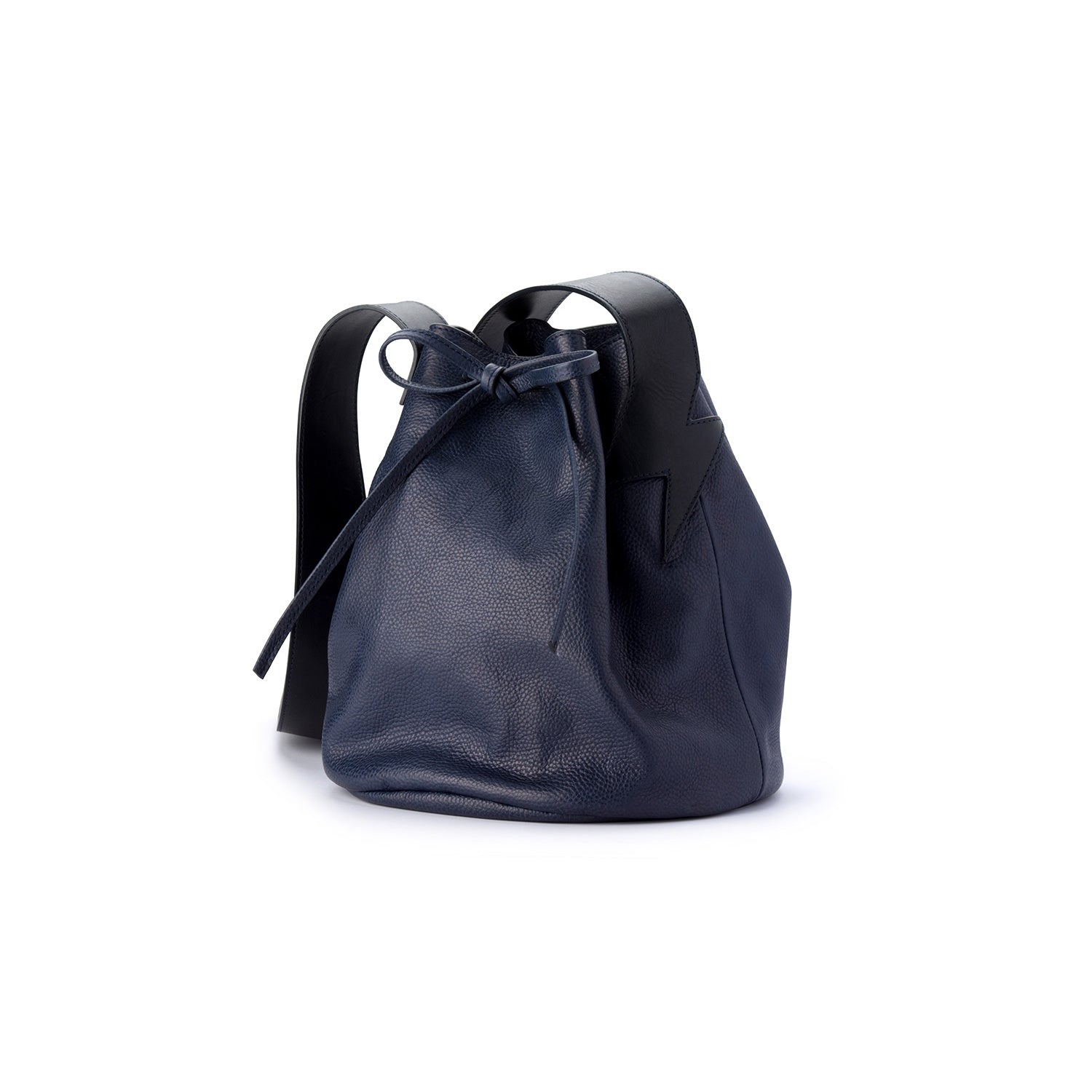 Navy bucket bag online