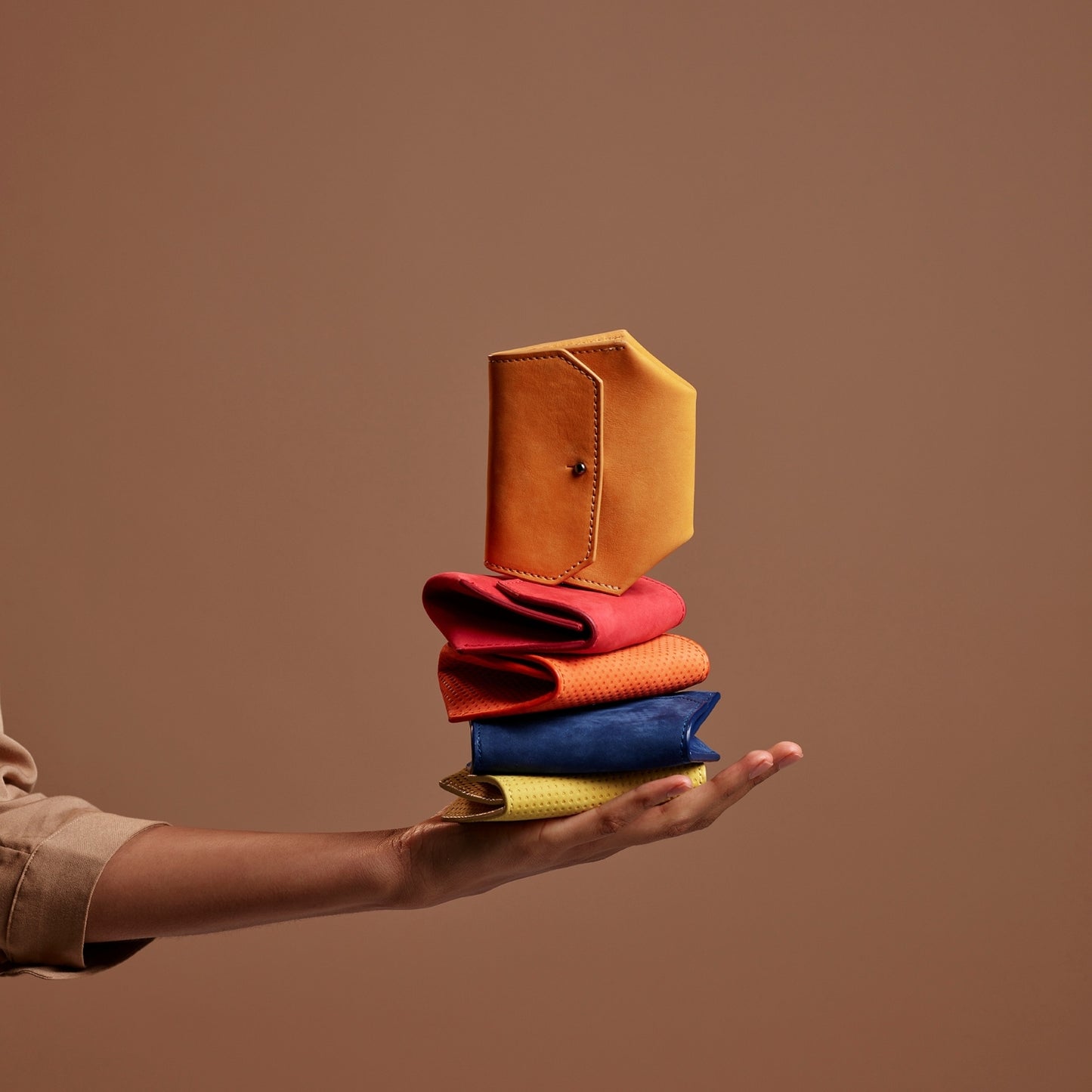 Hex Wallet - Tangerine
